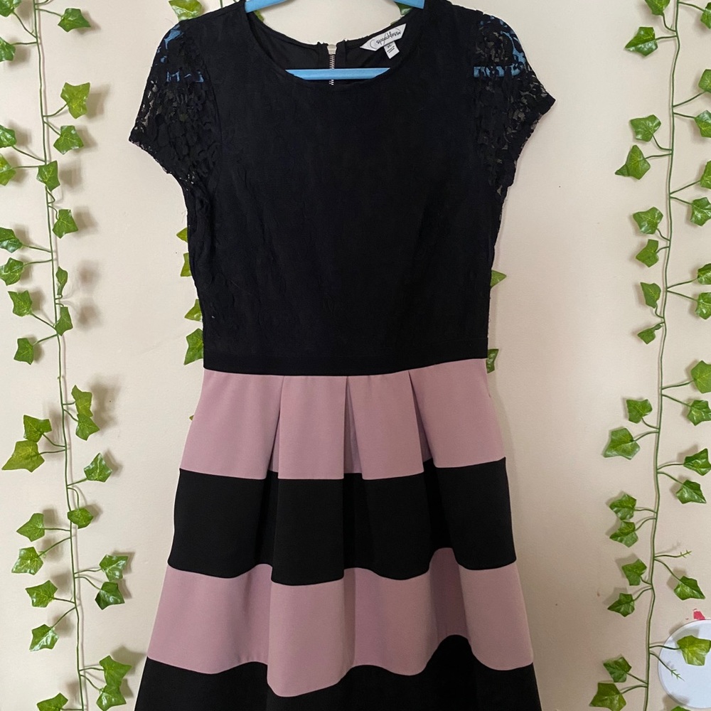 Speechless Black and Pink Party Dress